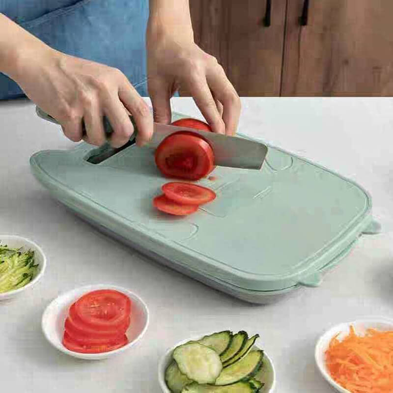 tabla con escurridor y rallador